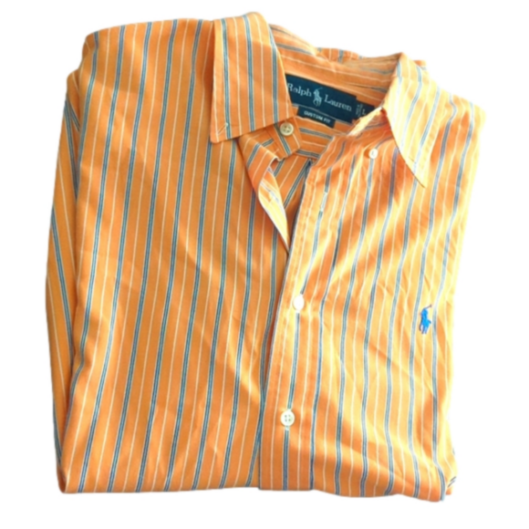 Ralph Lauren blue label button-down custom fit shirt. - Picture 1 of 3